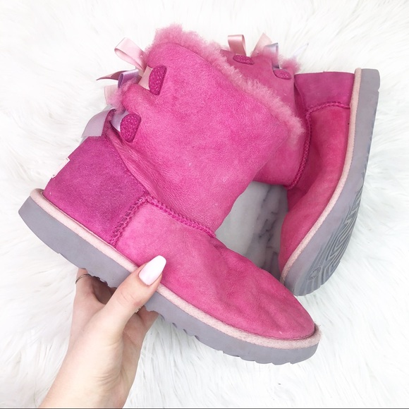 UGG Other - Ugg Pink Bailey Bow Boots